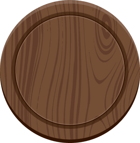 round wooden platter on transparent background rustic decor - Download Free Stock Videos Pikwizard.com