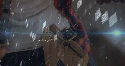 Futuristic technology integration with urban lifestyle