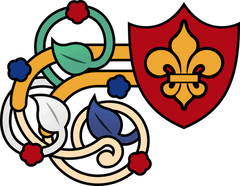 heraldic fleur-de-lis emblem on transparent background - Download Free Stock Videos Pikwizard.com