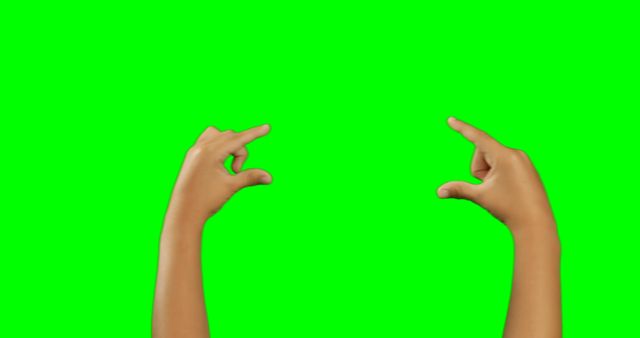 Human Hands Pointing Towards Each Other on Green Screen Background - Download Free Stock Images Pikwizard.com
