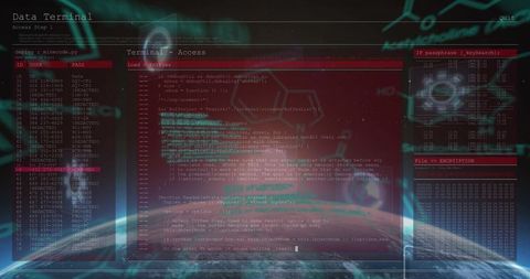 Digital data processing over globe for global business