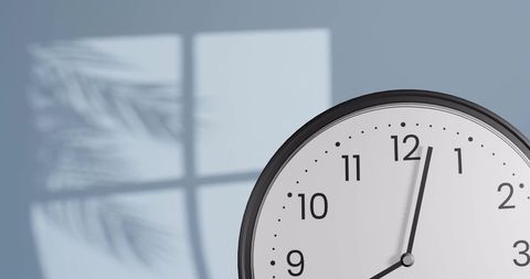 Fast Moving Clock Hands with Shadowed Window Background - Download Free Stock Images Pikwizard.com