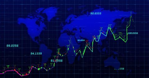Global Financial Data and Digital Interface Visualization - Download Free Stock Images Pikwizard.com