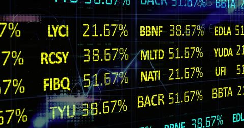 Stock Market Trading Board and Cryptocurrency Data Visualization - Download Free Stock Images Pikwizard.com