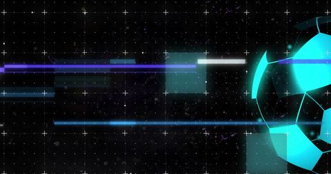 Futuristic digital football abstract background design