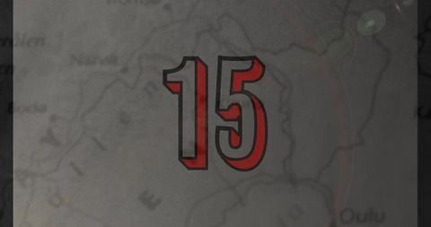 Bold Countdown Number 15 on Mysterious Grey Background - Download Free Stock Images Pikwizard.com