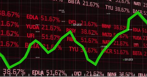 Dynamic Financial Chart Illustrating Stock Market Volatility - Download Free Stock Images Pikwizard.com