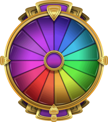 transparent colorful fortune wheel gaming symbol illustration - Download Free Stock Videos Pikwizard.com