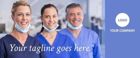 Smiling Medical Professionals in Scrubs Promoting Trust in Healthcare