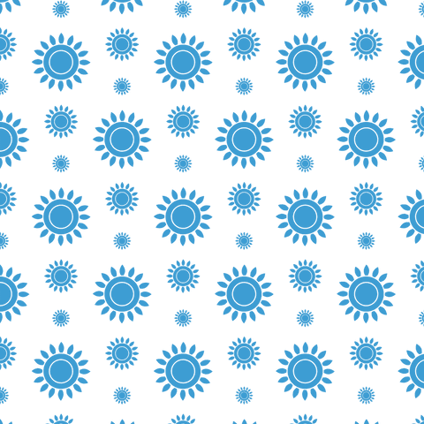 Blue Sun Shapes Pattern on Transparent Background Vector - Download Free Stock Videos Pikwizard.com