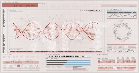 Digital Interface Visualizing DNA and Data Patterns - Download Free Stock Images Pikwizard.com