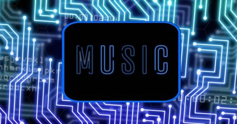 Music Data Processing Circuitry Digital Interface Concept - Download Free Stock Images Pikwizard.com