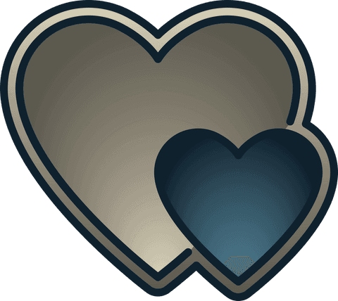 Transparent Gray and Blue Hearts Decoration Design - Download Free Stock Videos Pikwizard.com