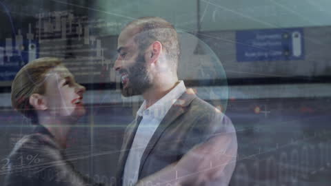 Global Business Networking: Diverse Professionals Embracing in Successful Collaboration