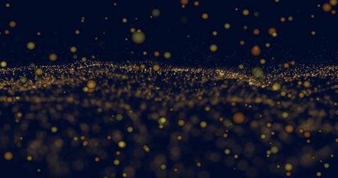 Abstract Digital Network with Floating Particles - Download Free Stock Images Pikwizard.com