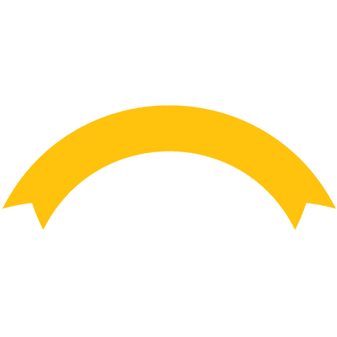 Yellow Arching Ribbon Banner on Transparent Background - Download Free Stock Videos Pikwizard.com