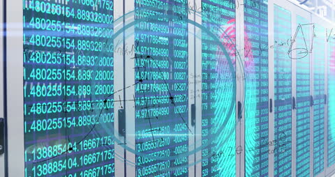 Digital Data Processing with Mathematical Equations Overlay