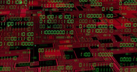 Digital Binary Code and Circuit Board Concept Background - Download Free Stock Images Pikwizard.com
