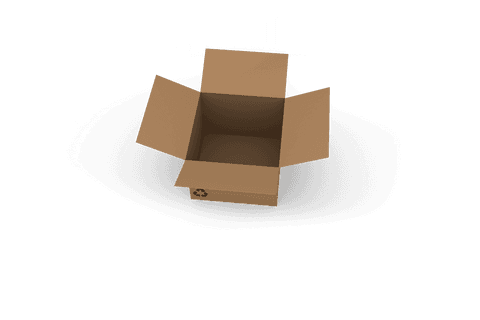 transparent open cardboard box with recycling symbol in 3d - Download Free Stock Videos Pikwizard.com
