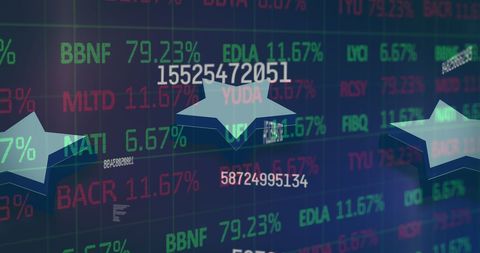 Digital Finance Data with Spinning Stars