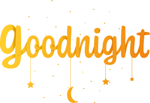 transparent goodnight text with stars and moon design - Download Free Stock Videos Pikwizard.com