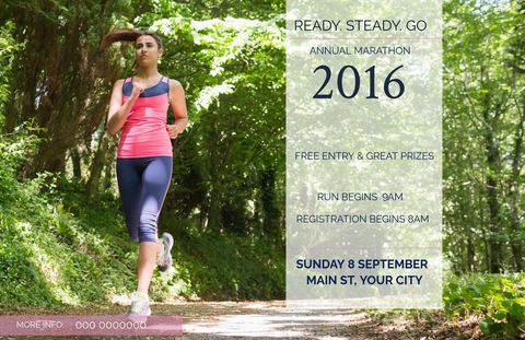 Athletic Woman Jogging through Lush Green Forest Pathway - Download Free Stock Templates Pikwizard.com