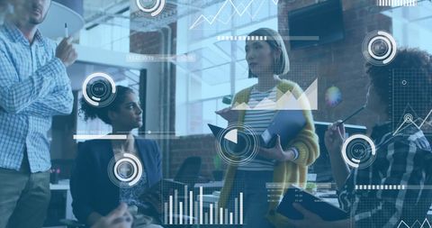 Financial Analysis Diversity Meeting with Digital Integration