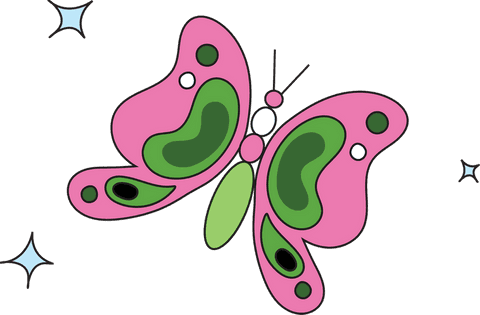 Decorative Pink Butterfly Vector with Transparent Background - Download Free Stock Videos Pikwizard.com