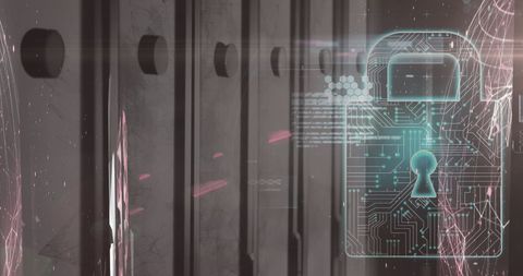Digital security interface with data processing lock