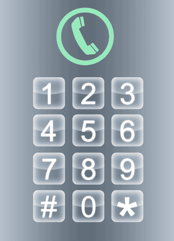 Digital Phone Pad Interface with Transparent Background - Download Free Stock Videos Pikwizard.com