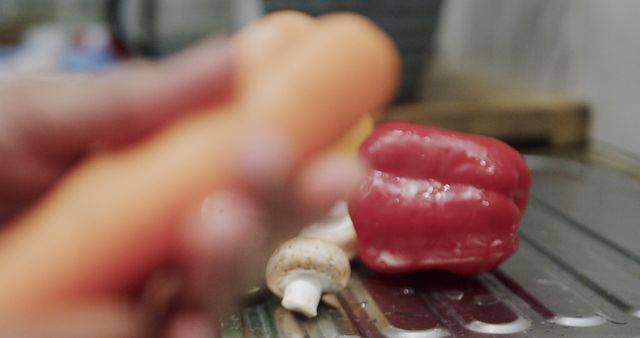 Fresh Vegetables on a Kitchen Counter - Download Free Stock Images Pikwizard.com