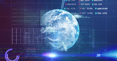 Global Stock Market Analysis with Digital Globe and Trading Data - Download Free Stock Images Pikwizard.com