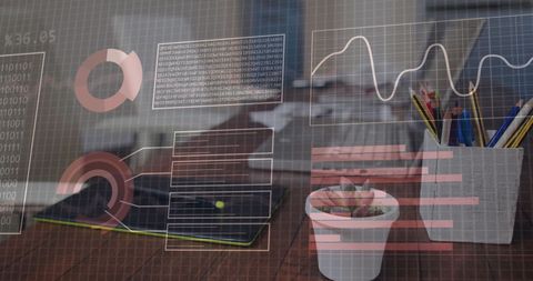 Financial Analytics and Technology on Office Desk - Download Free Stock Images Pikwizard.com