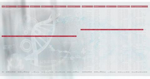 DNA Strand Visualization with Data Processing Background - Download Free Stock Images Pikwizard.com