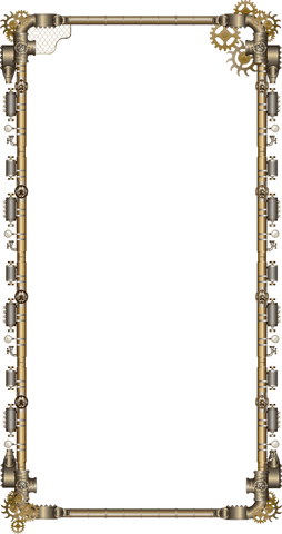 vintage steampunk frame with industrial bronze pipes and gears - Download Free Stock Videos Pikwizard.com