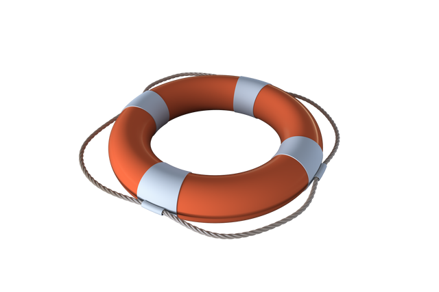 High Angle View of Lifebuoy Isolated on Transparent Background - Download Free Stock Videos Pikwizard.com