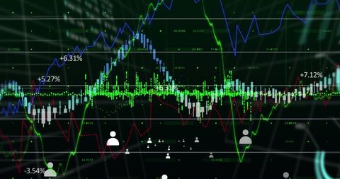 digital finance analytics with stock market data - Download Free Stock Images Pikwizard.com