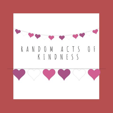 Heart Garland Celebrating Random Acts of Kindness - Download Free Stock Templates Pikwizard.com