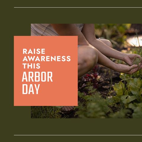 Arbor Day Campaign with Gardening Concept
