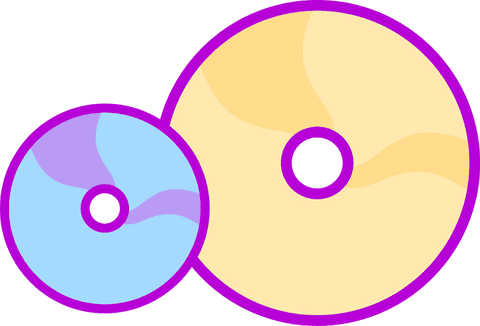 stylized transparent discs on minimalistic canvas - Download Free Stock Videos Pikwizard.com