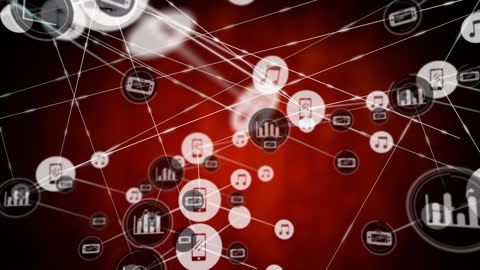 Abstract Network Data Visualization with Icons