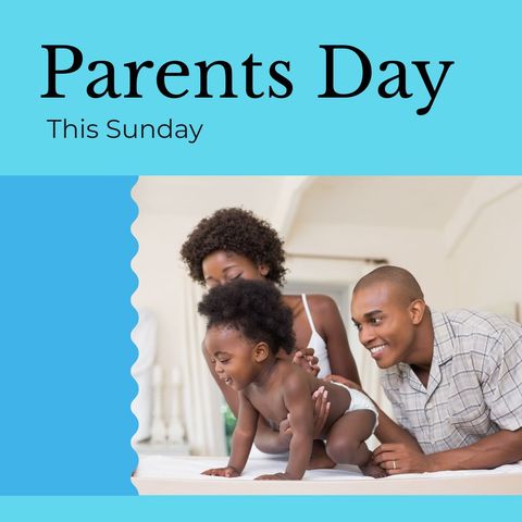 celebrating parents day african american family with baby - Download Free Stock Templates Pikwizard.com