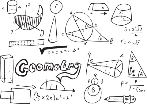 Transparent Background with Hand-Drawn Geometric Shapes and Text - Download Free Stock Videos Pikwizard.com