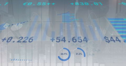 Abstract Data Analysis with Business Professionals Walking