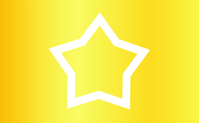 Transparent Geometric Star Shape Vector on Yellow Gradient Background - Download Free Stock Videos Pikwizard.com