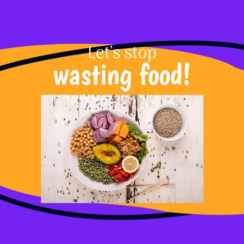 campaign promoting food waste awareness with fresh ingredients - Download Free Stock Templates Pikwizard.com