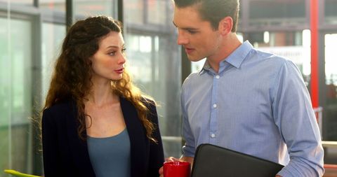 Business Colleagues Engaged in Professional Discussion