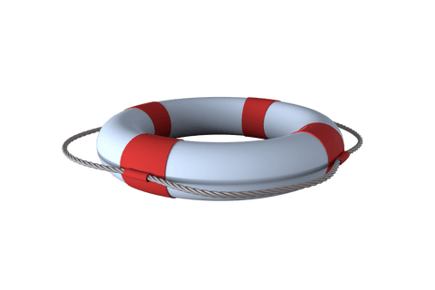 transparent red and white lifebuoy isolated on transparent background - Download Free Stock Videos Pikwizard.com