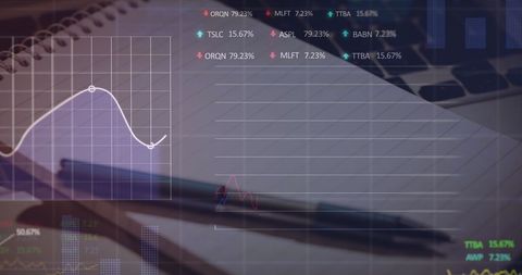 Digital Composite of Stock Market Trends and Analytics - Download Free Stock Images Pikwizard.com