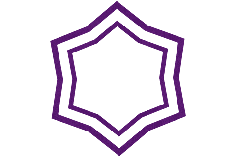 transparent vector geometric star shape with purple outline - Download Free Stock Videos Pikwizard.com